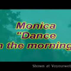 Monica - Dance In The Morning - Brunette, Striptease