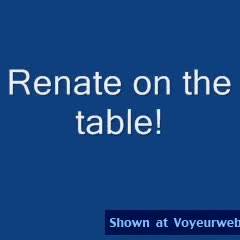 Bottomless Wife:&nbsp;Renate - On The Table