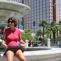 Amateur upskirt:&nbsp;Vegas - No Bra, No Panties, No Problem - Nude Upskirt, Upskirt No Panties, No Panties On