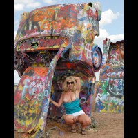 Pic #7 Pantieless Wife:&nbsp;*PL Natasha - Cadillac Ranch