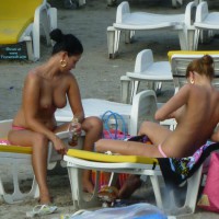 Pic #3 2 Well Equipped Girls At Romanian Seaside