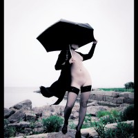 Pic #10 Milena With Umbrella