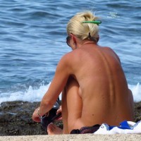 Pic #7 A Beautiful Mature - Beach, Blonde