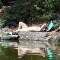 Pic #2 Young Girl Sunbathing - Nature