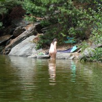 Pic #4 Young Girl Sunbathing - Nature