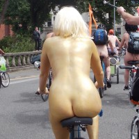 Pic #2 Naked Bike Ride Brighton UK - Public Place