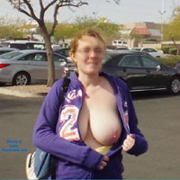 American Trip - Big Tits, Flashing, Public Exhibitionist, Public Place