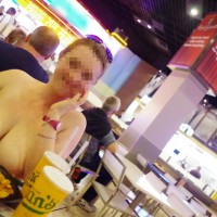 Pic #7 American Trip - Big Tits, Flashing, Public Exhibitionist, Public Place