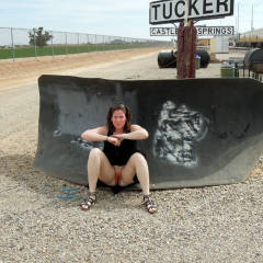 Pic #6 Nude Girl:&nbsp;Lisajane At The Arizona Railway Museum