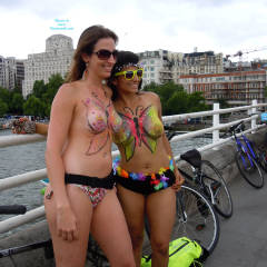 Pic #3 London Naked Bike Ride 2014 Part 2