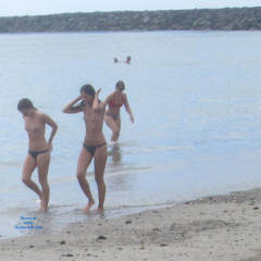 Pic #3 2 Topless Girls In Tenerife - Beach