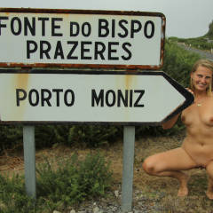 Pic #3 Bri's Madeira Tour - Blonde, Public Exhibitionist, Public Place, Shaved