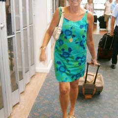 Pic #1 At The Airport - Blonde, Public Exhibitionist, Public Place, Shaved