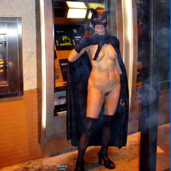 Catwoman On The Prowl - Costume, Public Exhibitionist, Public Place