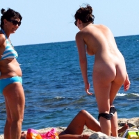 Pic #2 Real Mom And  1 - Beach, Bikini Voyeur