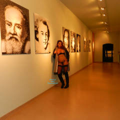 Pic #5 Conny In The German Museum - Big Tits, Public Exhibitionist, Public Place