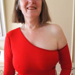 Pic #2 Red Dress Reprise - Big Tits, Mature