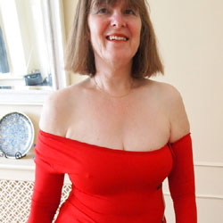 Red Dress Reprise - Big Tits, Mature