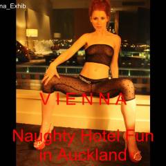 Vienna - Naughty Hotel Fun In Auckland - See Through, Redhead, Public Place, Public Exhibitionist, Masturbation, High Heels Amateurs, Flashing, Softcore