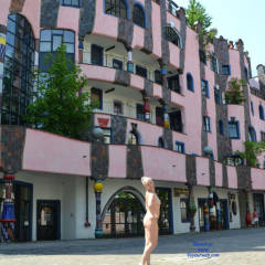 Pic #3 Weekend in Magdeburg Part 1 - Blonde, Flashing, Public Exhibitionist, Public Place