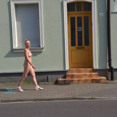 Pic #2 Weekend in Magdeburg Part 5 - Blonde, Flashing, Public Exhibitionist, Public Place