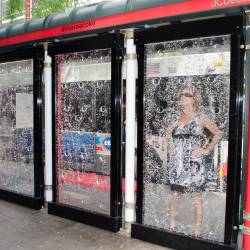 Pic #6 Flashing At The Bus Stop - Flashing, Public Exhibitionist, Public Place