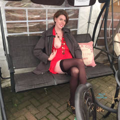 Pic #9 Public Flashing At My Local Garden Centre - Shaved, Public Place, Public Exhibitionist, Lingerie, High Heels Amateurs, Flashing, Big Tits, Wife/wives