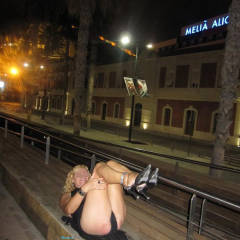 Pic #2 Erika Tiene Pis - Big Tits, Flashing, High Heels Amateurs, Public Exhibitionist, Public Place