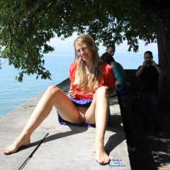 Pic #6 Bri In Lindau - Public Place, Public Exhibitionist, Flashing, Shaved