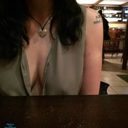 Pic #1 Eating Out - Public Exhibitionist, Flashing, Big Tits, Public Place