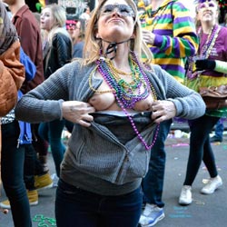 More From Bourbon Street - Big Tits, Flashing