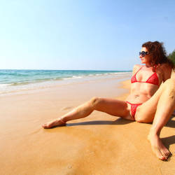 Pic #2 Nothing To Hide - Beach, Brunette