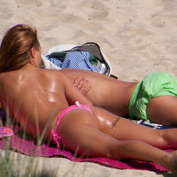 Pic #3 Topless Girl - Topless Girls, Beach Voyeur, Young Woman