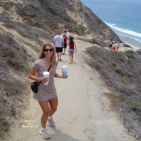 Brunette: At Blacks Beach