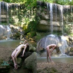 Pic #10 Nudes At A Waterfall - Big Tits, Nature