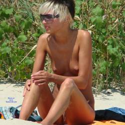 Pic #7 Strange Hairstyle - Beach Voyeur