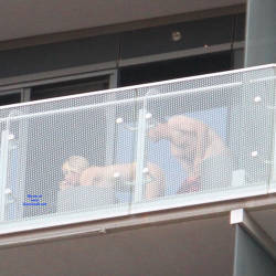 Pic #4 Sex On The Balcony - Big Tits, Voyeur