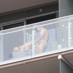 Pic #6 Sex On The Balcony - Big Tits, Voyeur