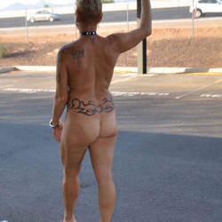 Pic #4 Shelby NIP - High Heels Amateurs, Big Tits, Public Exhibitionist, Public Place, Tattoos