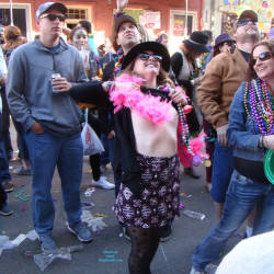 Pic #5 Mardi Gras 2016 2 - Big Tits, Flashing, Public Exhibitionist, Public Place