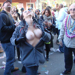 Mardi Gras 2016 2 - Big Tits, Flashing, Public Exhibitionist, Public Place