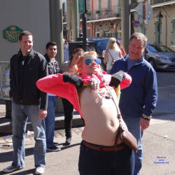 Pic #2 Madri Gras Part 3 - Big Tits, Flashing, Public Exhibitionist, Public Place