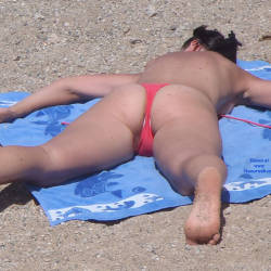 Pic #4 Hanging Around - Beach Voyeur