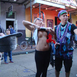 Pic #8 Mardi Gras 4 - Flashing, Public Exhibitionist, Public Place