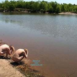 Pic #7 Friends Along The River Beach - Beach Voyeur, Big Tits