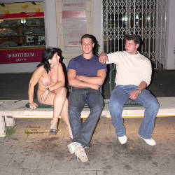 Pic #5 I Always Like To Go Nude - Big Tits, Brunette, Public Exhibitionist, Public Place