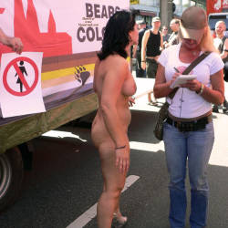 Pic #7 I Always Like To Go Nude - Big Tits, Brunette, Public Exhibitionist, Public Place