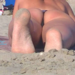 Pic #6 On The Beach, Thong And Big Boobs - Beach Voyeur, Big Tits