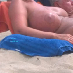 Pic #9 On The Beach, Thong And Big Boobs - Beach Voyeur, Big Tits