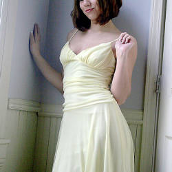 Pic #1 Yellow Dress - Medium Tits